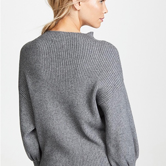 Grey Line and Dot Alder Sweater - Picture 3 of 5